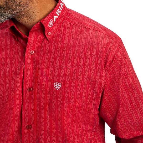 Ariat Tango Red Team Maximus Classic Fit Mens Shirt 10041781