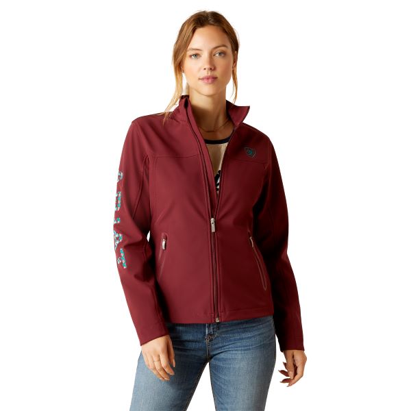 Ariat Tawny Port/Baja New Team Women's Softshell Jacket 10046690