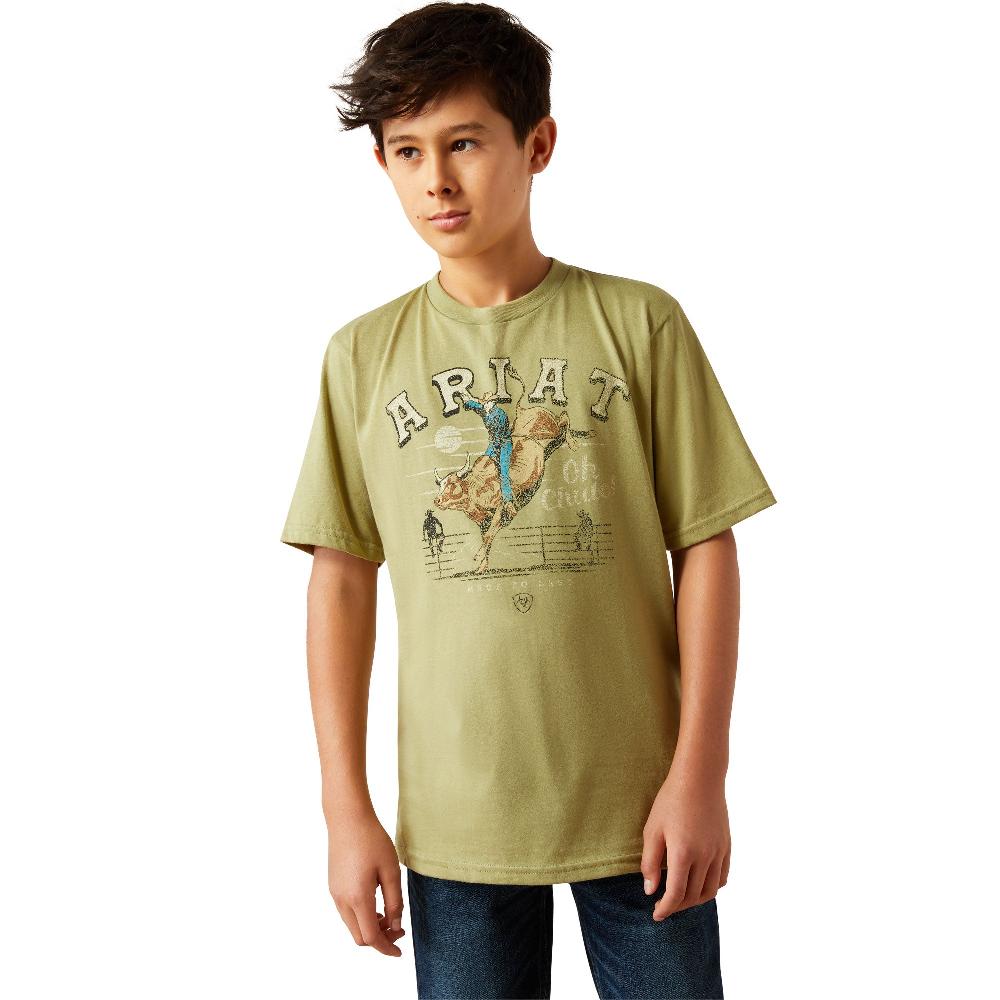 Ariat Tent Green Oh Chute Boys' Short Sleeve T-Shirt 10060397