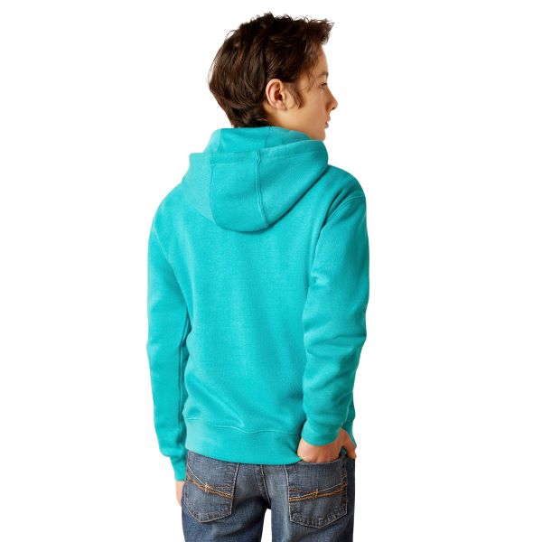 Ariat Tile Blue In Motion Kids Hoodie 10046479