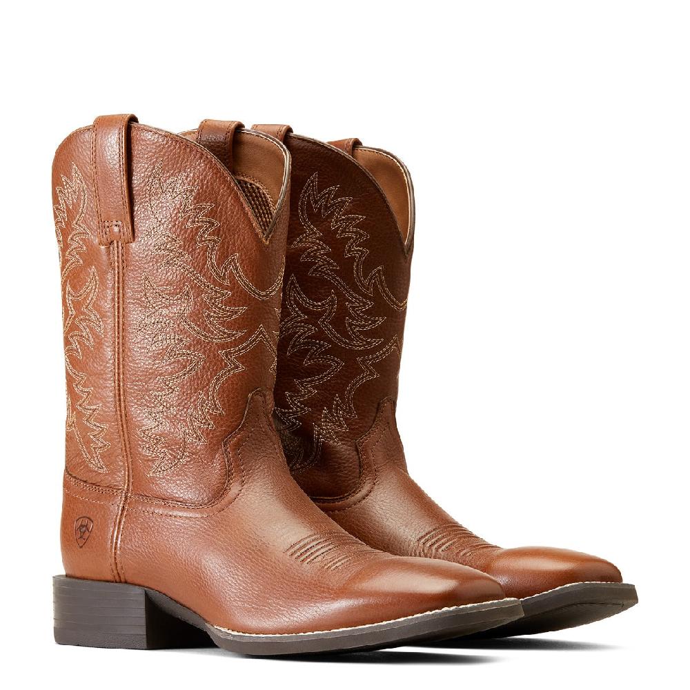 Ariat Toasted Tan Sport Latigo Men's 11 Inch Wide Square Toe Western Boots 10044559