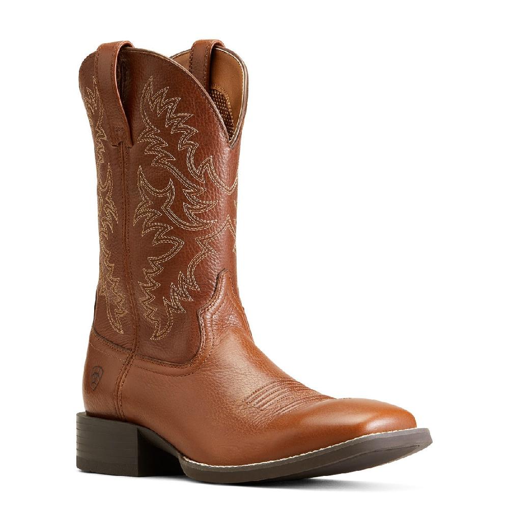 Ariat Toasted Tan Sport Latigo Men's 11 inch Wide Square Toe Western Boots 10044559