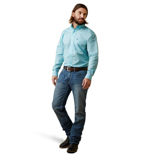 Ariat Turquoise Osburn Classic Fit Shirt 10044863