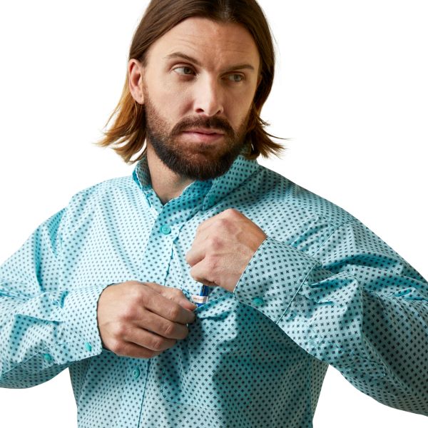 Ariat Turquoise Osburn Classic Fit Shirt 10044863