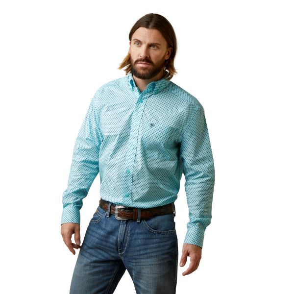 Ariat Turquoise Osburn Classic Fit Shirt 10044863
