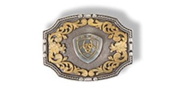 Ariat Two Tone Rope Edge Ariat Emblem Buckle A37023