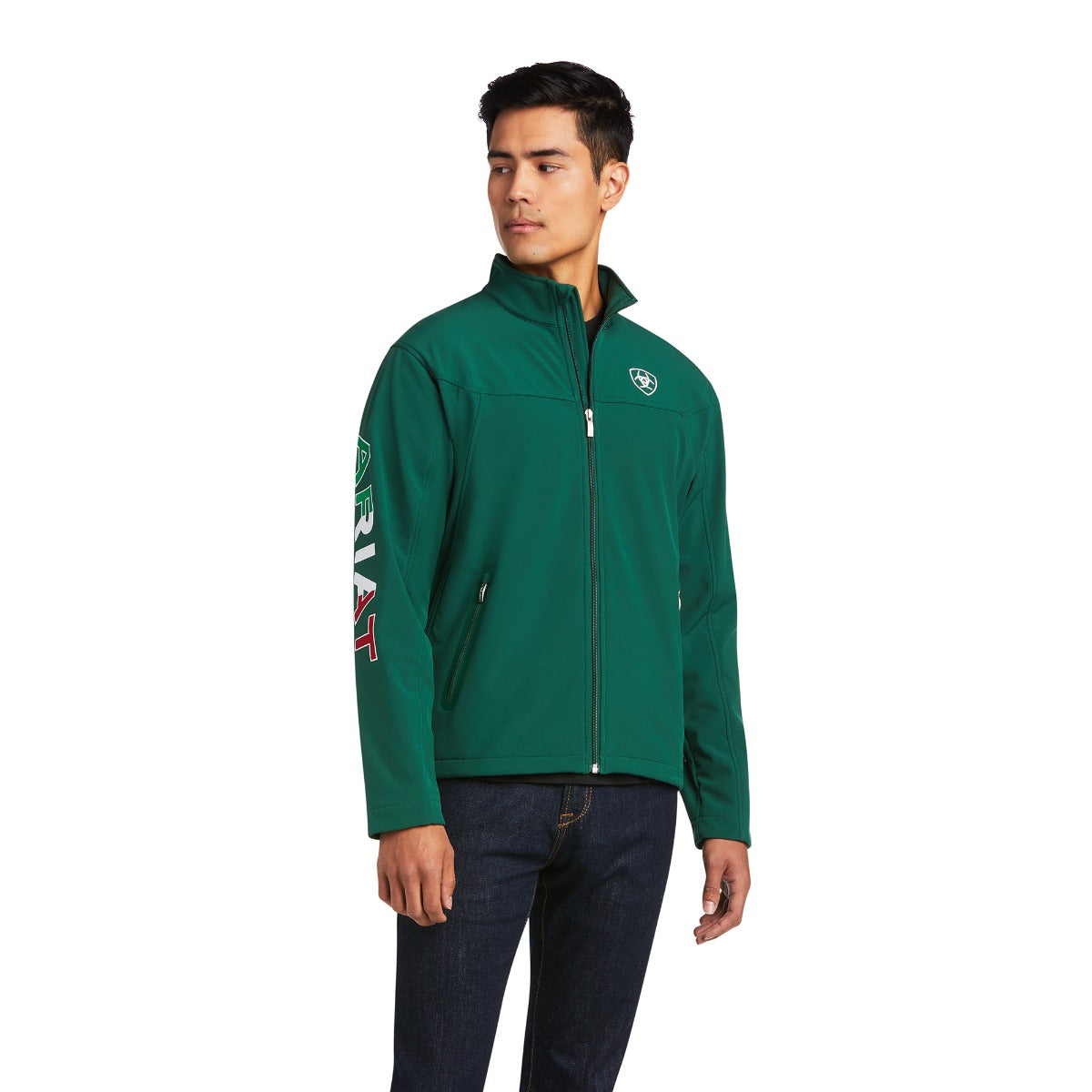 Ariat Verde New Team Softshell MEXICO Mens Jacket 10039459