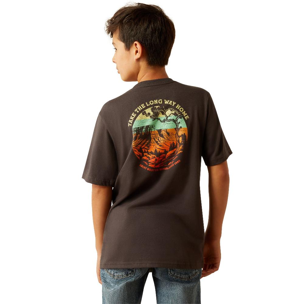 Ariat Vintage Black Take the Long Way Boys' T-Shirt 10060399