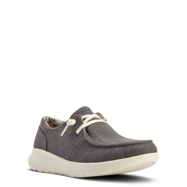 Ariat Washed Black Hilo Slip On Casual Moc Womens Shoe 10040309