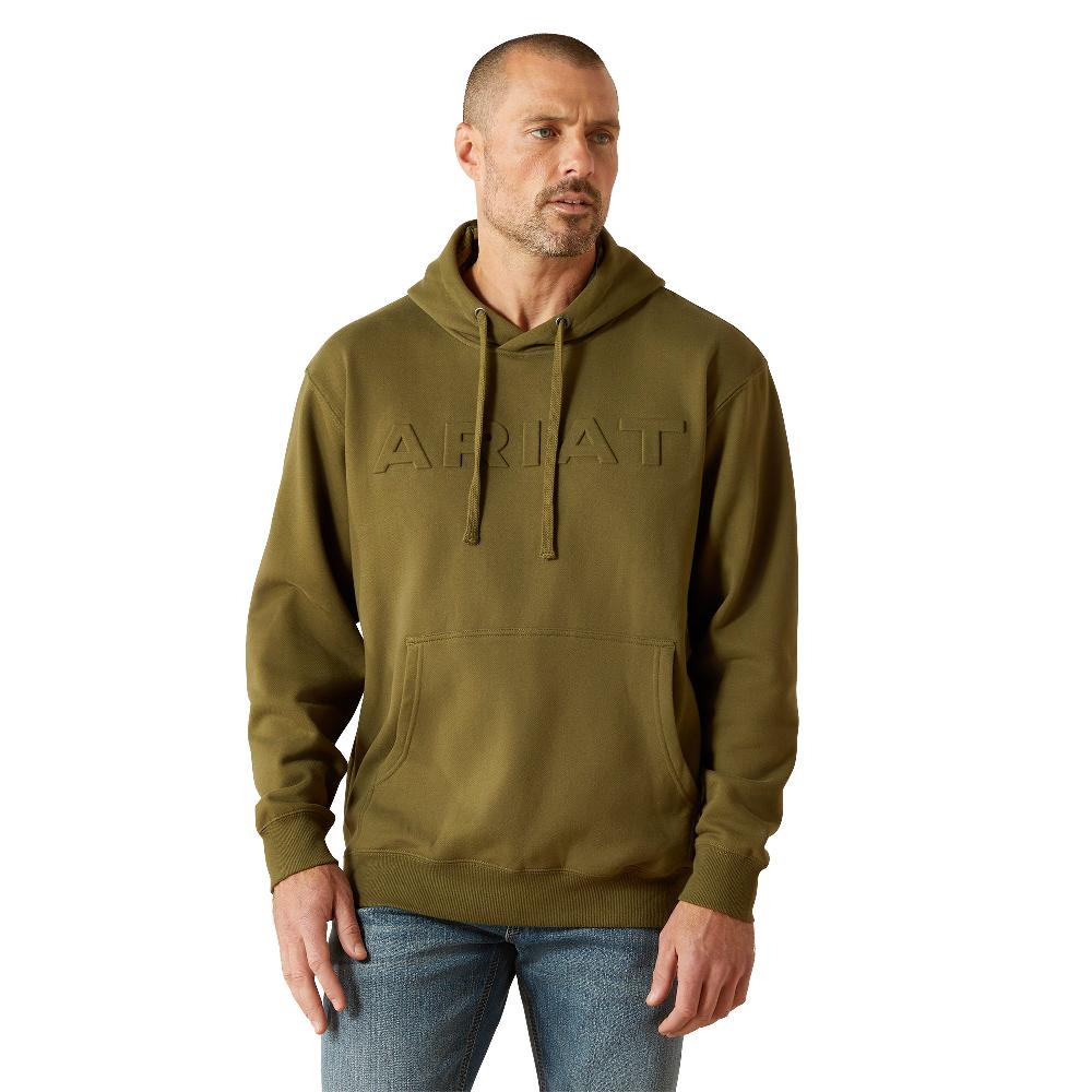 Ariat Winter Moss Men's Embossed Logo Hoodie 10062501