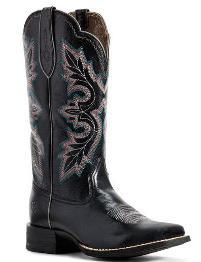 Ariat Women's Jackal Black Breakout Western Boot 10029647
