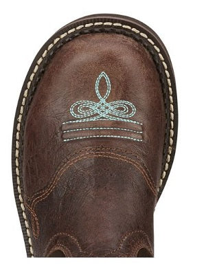 Ariat Women's Royal Chocolate Fatbaby Heritage Dapper Western Boot 10029492