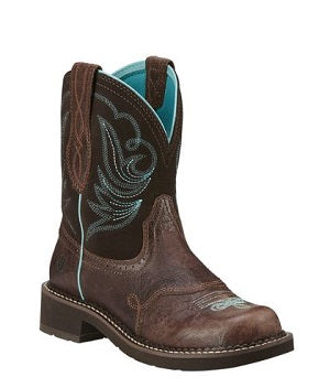 Ariat Women's Royal Chocolate Fatbaby Heritage Dapper Western Boot 10029492