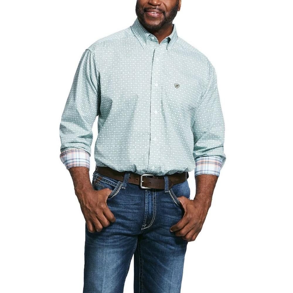 Ariat Wrinkle Free Zillowbrook Long Sleeve Mens Shirt 10031972