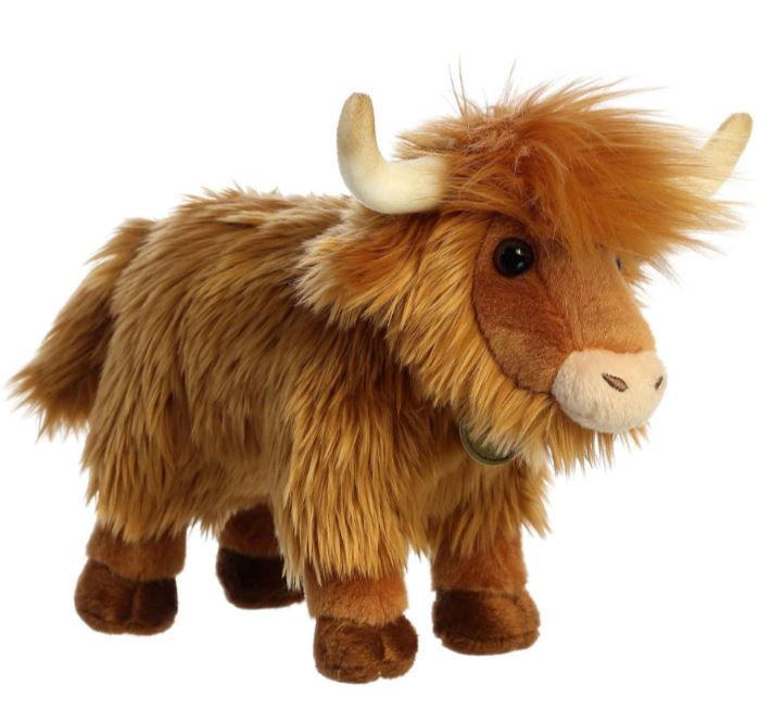 Aurora 10 Inch Highland Cattle Miyoni Plush Animal 26436