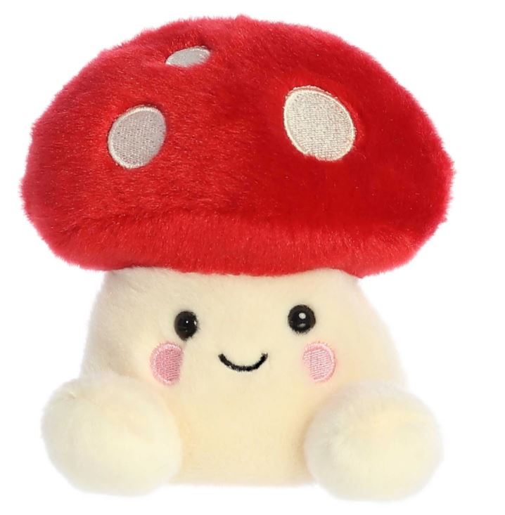Aurora 5 Inch Amanita Mushroom Palm Pals Plush Toy 33767