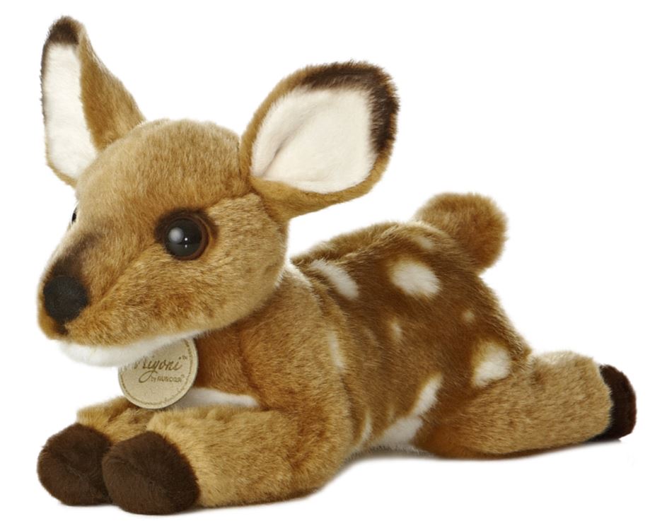 Aurora 8 Inch Fawn Miyoni Plush Animal 26165