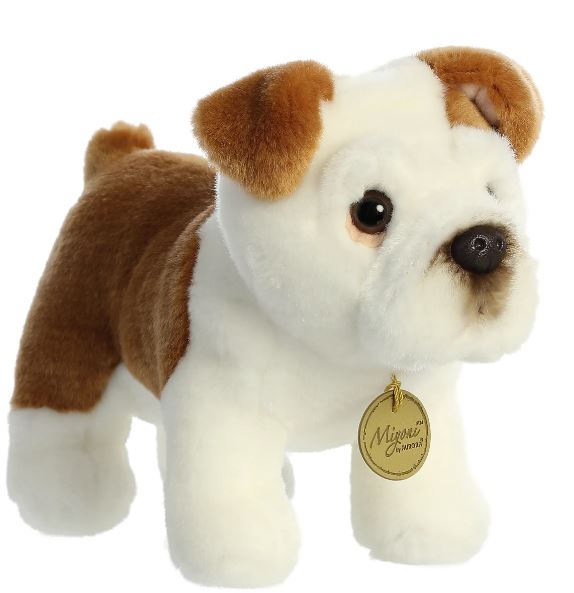 Aurora 9 Inch Bulldog Miyoni Plush Animal 26389