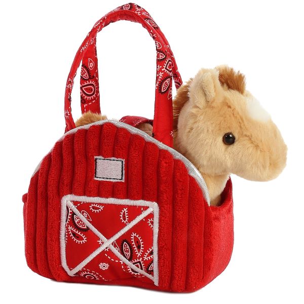 Aurora Fancy Pals 7 inch Red Barn Bag with Pony 32846