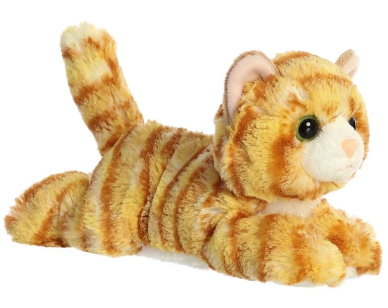 Aurora Ginger Cat 8 Inch Mini Flopsie Cat 31788