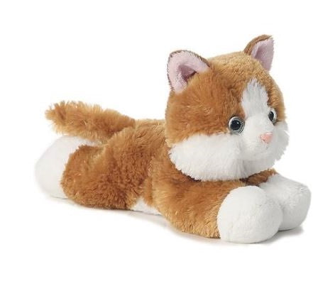 Aurora Mini Flopsies Sunshine Tabby 8 Inch Stuffed Animal Toy 31264