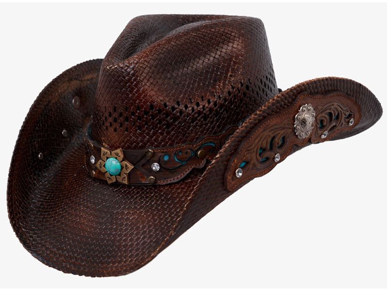 Austin Handmade Hats Chocolate Brown Leah Western Hat 05-704