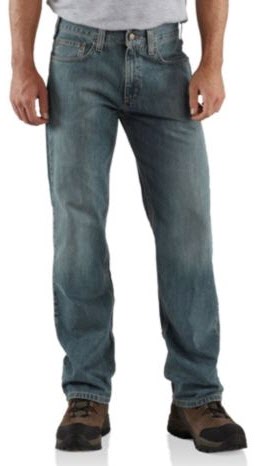 B320WTB Relaxed Straight Leg Mens Carhartt Workwear Jeans