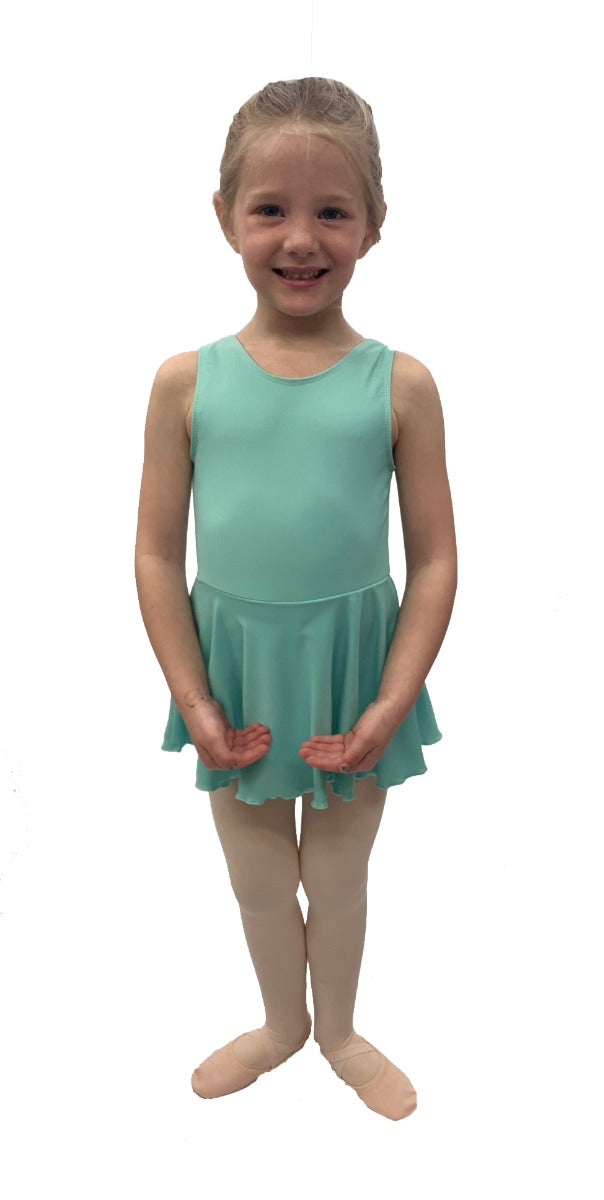 Barbette Classwear Tank Sleeve Dance Dress With Skirt LB005 *More Colors Available