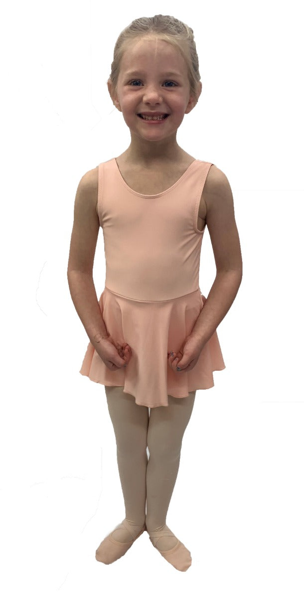 Barbette Classwear Tank Sleeve Dance Dress With Skirt LB005 *More Colors Available