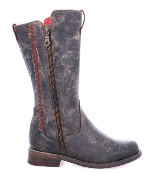 Bed Stu Black Rustic Latifah Women's Boots F3963063