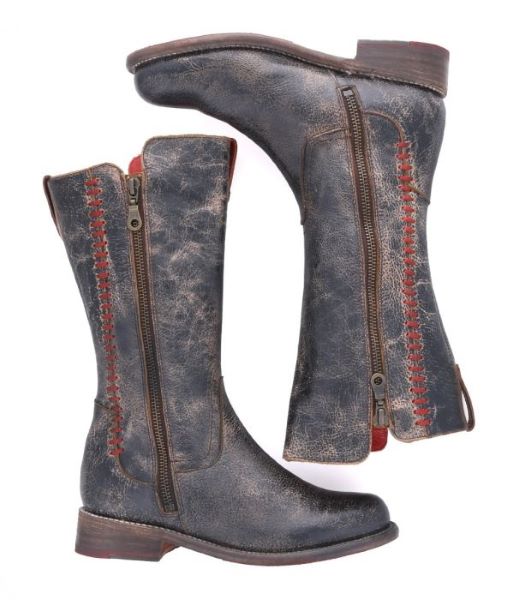 Bed Stu Black Rustic Latifah Women's Boots F3963063