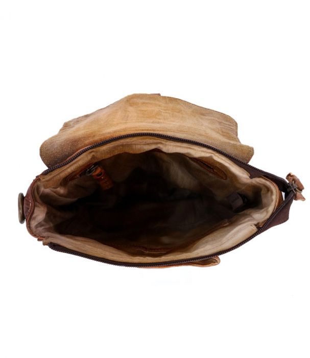 Bed Stu Cafe Latte AINHOA LTC Crossbody Handbag A450199