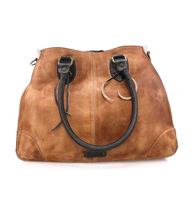 Bed Stu Tan/Black Rustic BRUNA Womens Cross Body Bag A611020