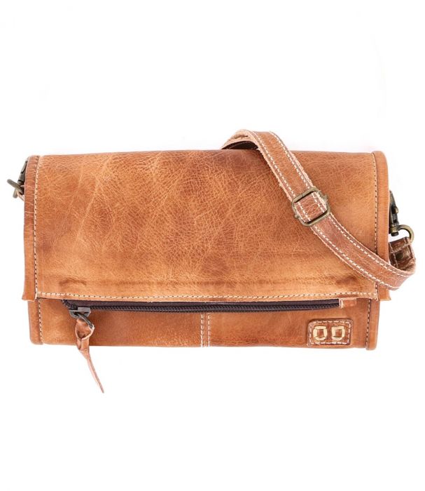 Bed Stu Tan Rustic AMINA Crossbody Leather Clutch A450211