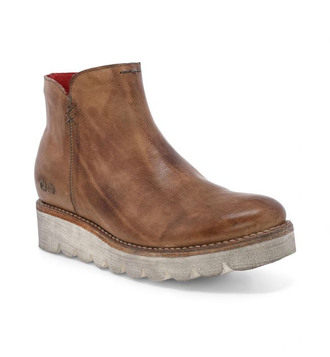 Bed Stu Tan Rustic LYDYI Womens Ankle Boots F395501