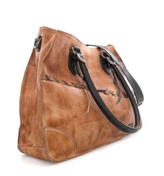 BedStu Tan/Black Rustic Bruna Handbag A611020-TNBKRS
