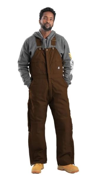 Berne Bark Heritage Insulated Duck Bib Overalls B415-BB