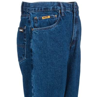 Berne Stone Wash Dark Blue Relaxed Fit Mens Jeans P422-SWD