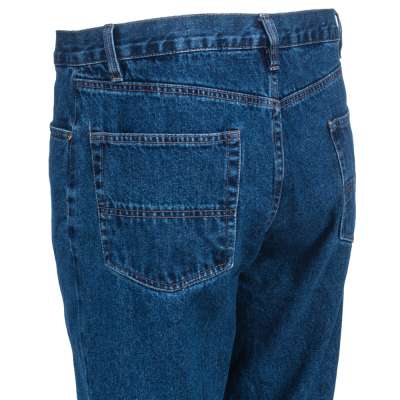 Berne Stone Wash Dark Blue Relaxed Fit Mens Jeans P422-SWD