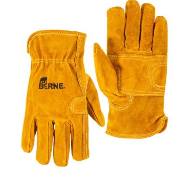 Berne Workwear Gold Classic Leather Work Glove GLV67