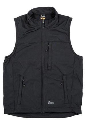 Berne Workwear Men's Black Wildhorn Softshell Vest VS200
