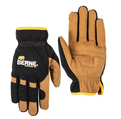 Berne Workwear Men's Brown Duck Easy-Fit Work Glove GLV64