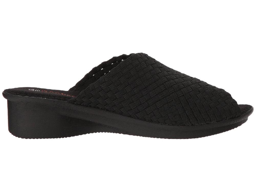 Bernie Mev Black Womens Comfort Sandal Wedge Cyrene