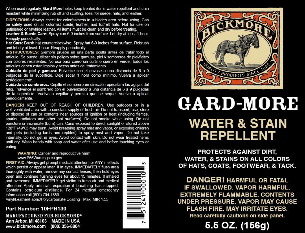 Bickmore Gard-More Water & Stain Repellent 10FPR130