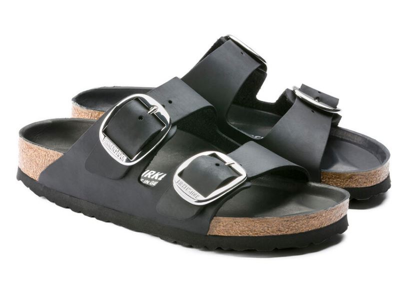 Birkenstock Black Arizona Big Buckle Womens Sandals 1011074