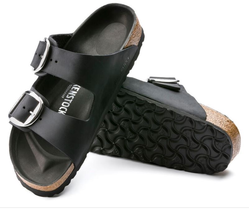 Birkenstock Black Arizona Big Buckle Womens Sandals 1011074