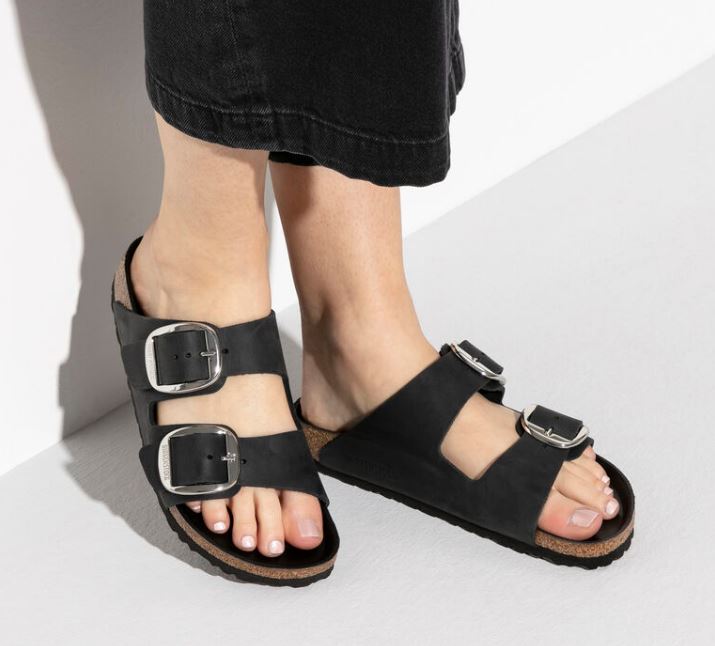 Birkenstock Black Arizona Big Buckle Womens Sandals 1011074