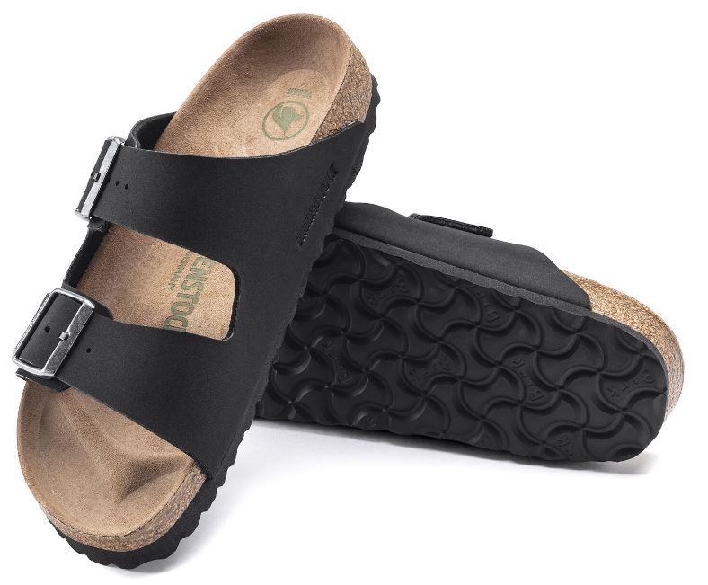 Birkenstock Black Arizona Vegan Womens Sandals 1019057