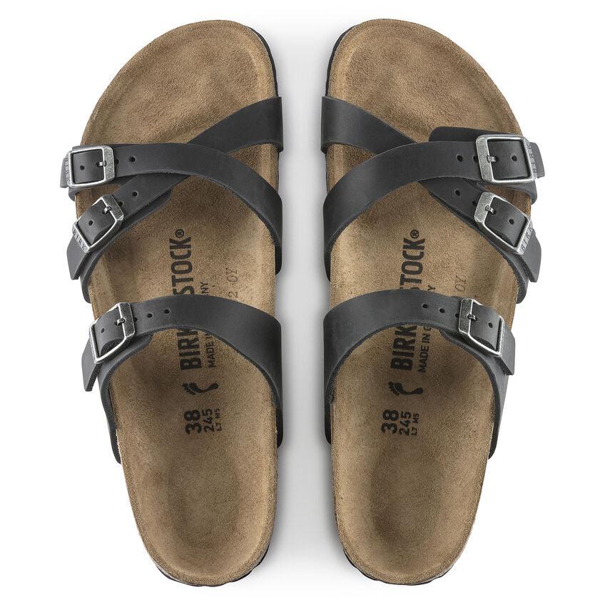 Birkenstock Black Franca Oiled Leather N1021203