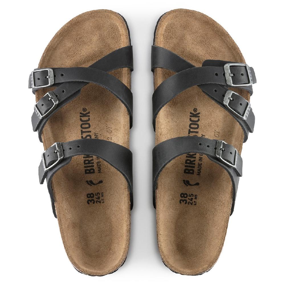 Birkenstock Black Franca Oiled Leather N1021203